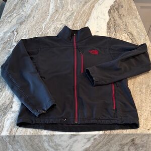 The North Face Men's Black and Red Performance Jacket